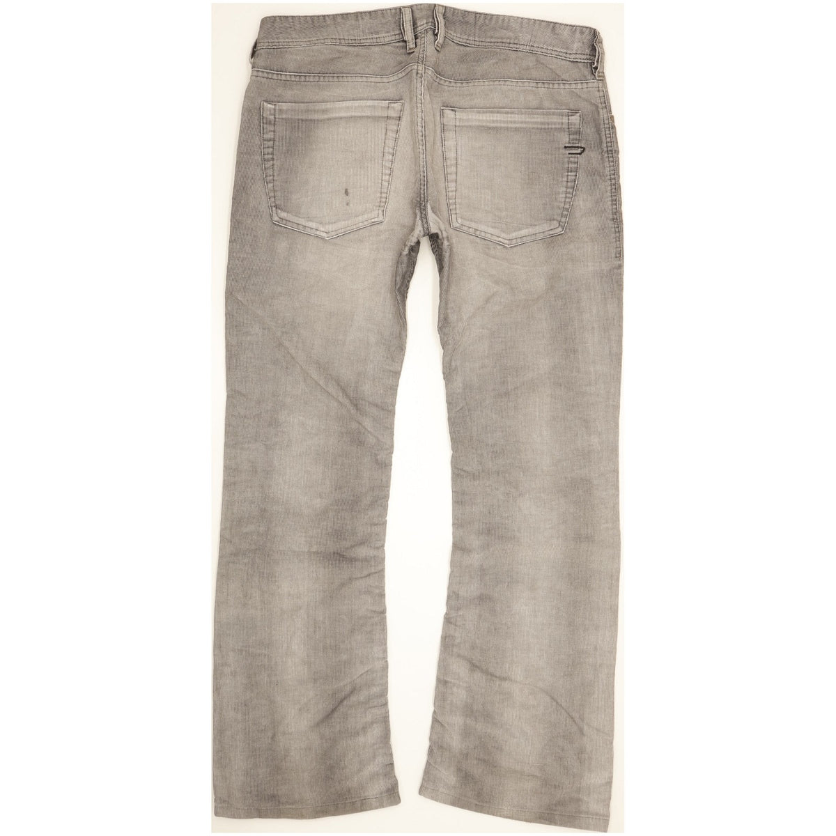 Diesel Zathan Men Grey Straight Regular Trousers W33 L30