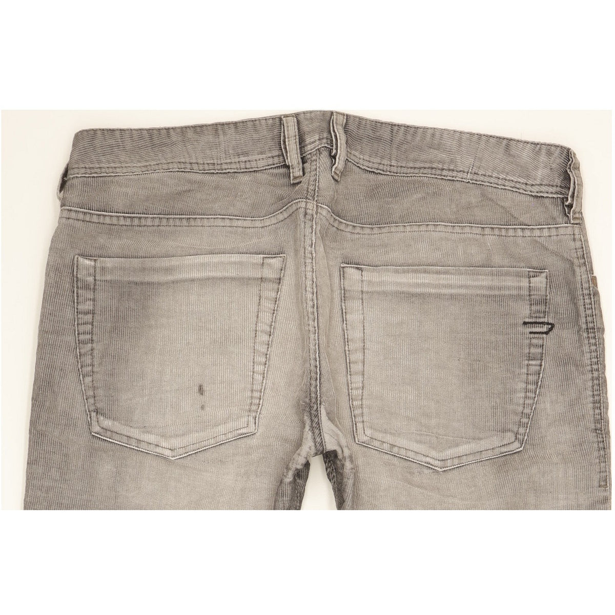 Diesel Zathan Men Grey Straight Regular Trousers W33 L30