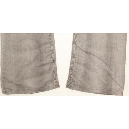 Diesel Zathan Men Grey Straight Regular Trousers W33 L30