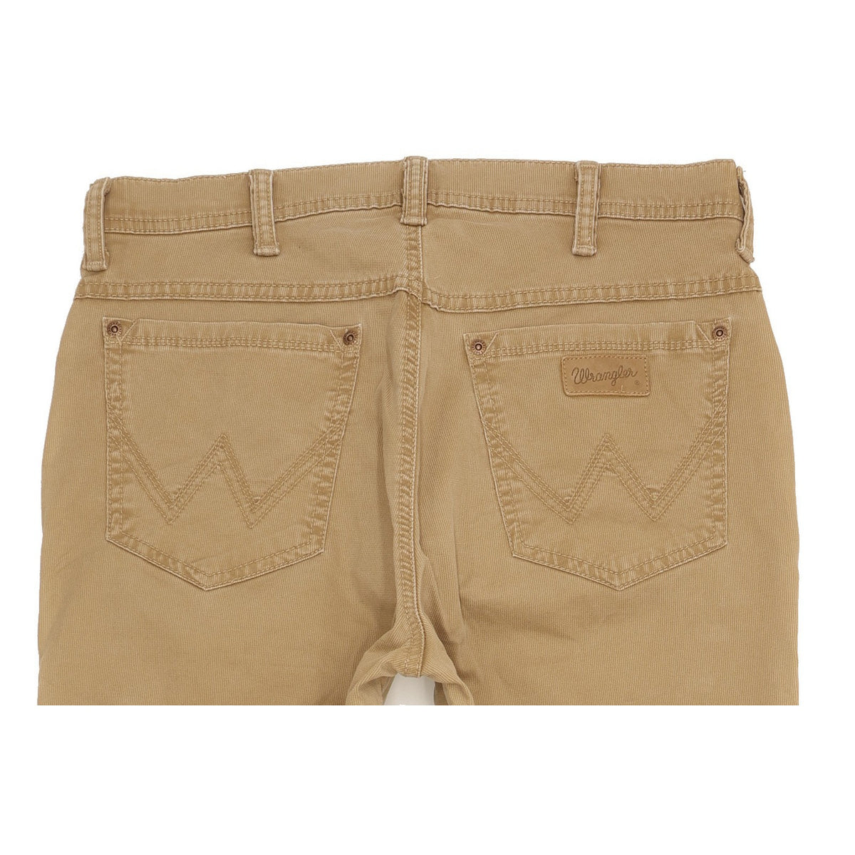 Wrangler Texas Men Brown Straight Regular Stretch Jeans W34 L32