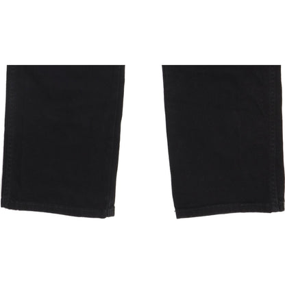 Wrangler Durable Quality Men Black Straight Regular Stretch Jeans W38 L31
