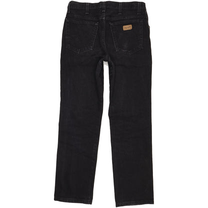 Wrangler Texas Men Black Straight Regular Jeans W34 L32