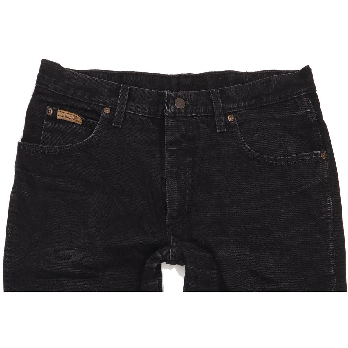 Wrangler Texas Men Black Straight Regular Jeans W34 L32
