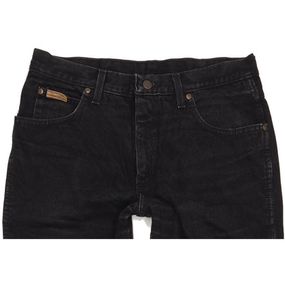 Wrangler Texas Men Black Straight Regular Jeans W34 L32