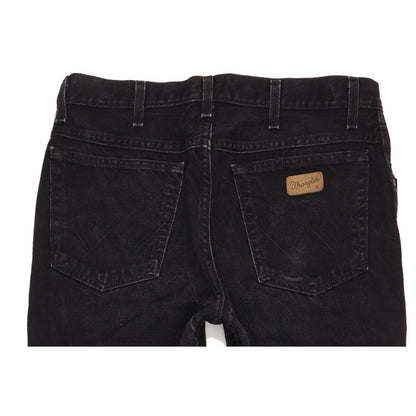 Wrangler Texas Men Black Straight Regular Jeans W34 L32
