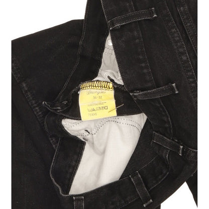 Wrangler Texas Men Black Straight Regular Jeans W34 L32