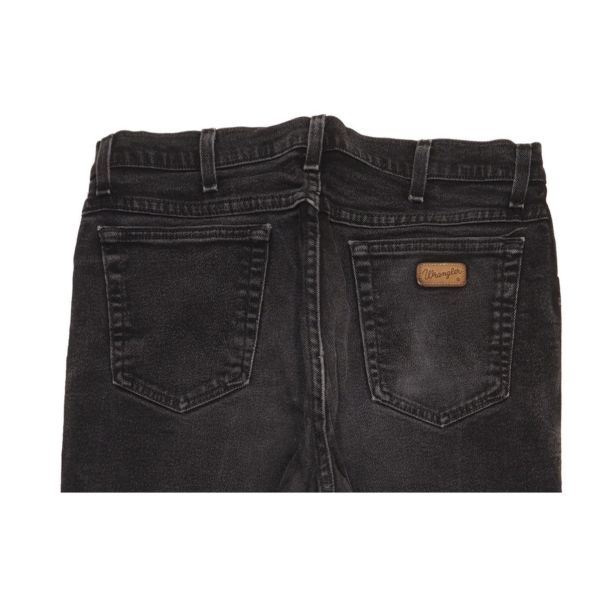 Wrangler Texas Men Black Straight Regular Stretch Jeans W36 L31