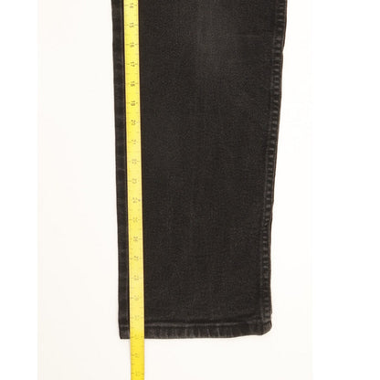 Wrangler Texas Men Black Straight Regular Stretch Jeans W36 L31