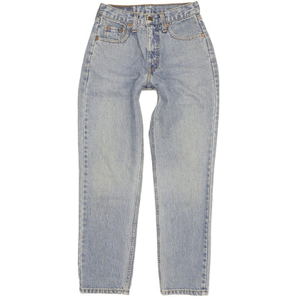 Levi's 882 Blue Straight Relaxed Jeans High Waisted W27 L28