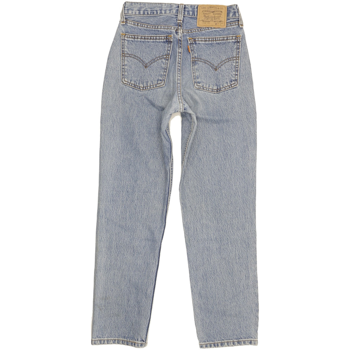 Levi's 882 Blue Straight Relaxed Jeans High Waisted W27 L28