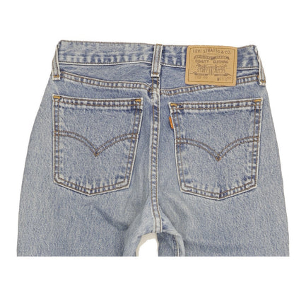 Levi's 882 Blue Straight Relaxed Jeans High Waisted W27 L28