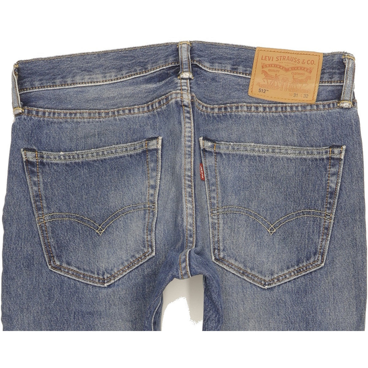 Levi's 512 Men Blue Tapered Slim Stretch Jeans W31 L30