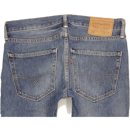 Levi's 512 Men Blue Tapered Slim Stretch Jeans W31 L30