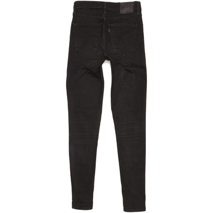 Levi's Mile Black Skinny Slim Stretch Jeans High Waisted W28 L32