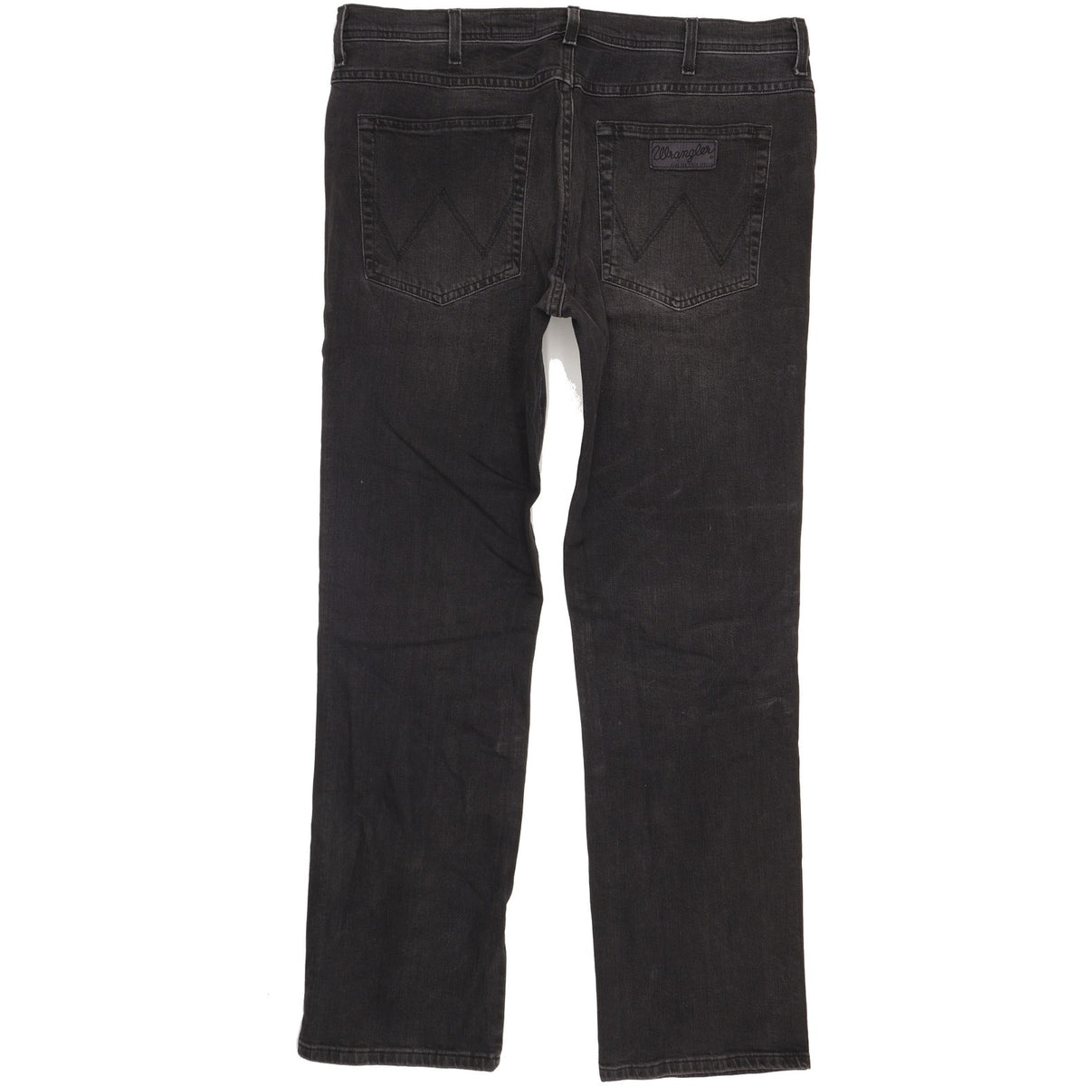 Wrangler Arizona Men Black Straight Regular Stretch Jeans W38 L32