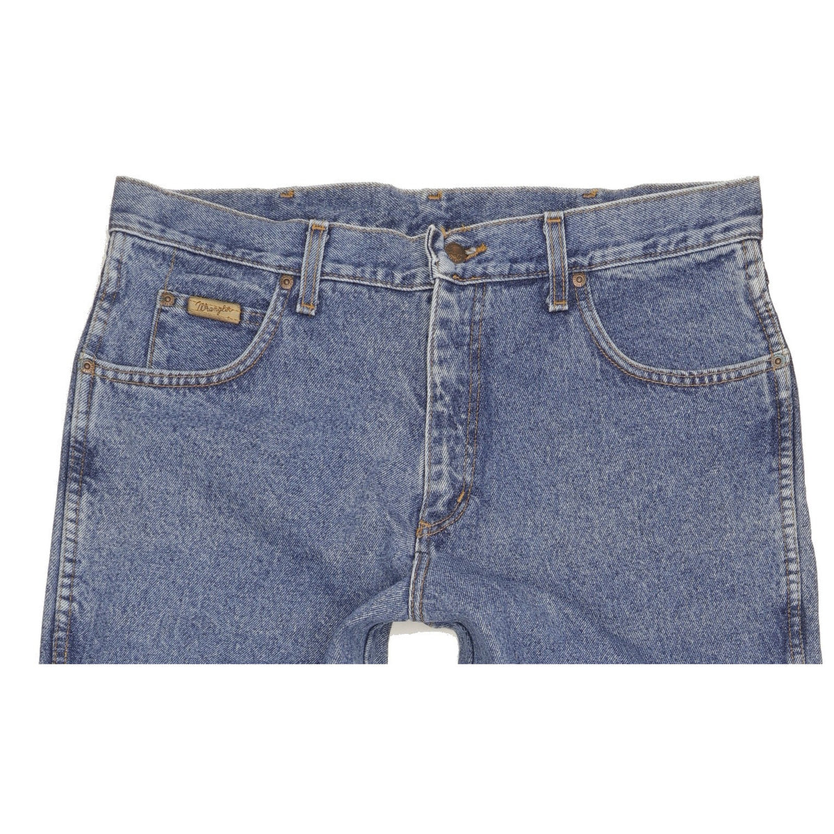 Wrangler Indiana Men Blue Straight Regular Jeans W38 L34