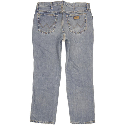 Wrangler Texas Men Blue Straight Regular Jeans W37 L30