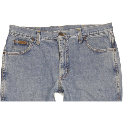 Wrangler Texas Men Blue Straight Regular Jeans W37 L30