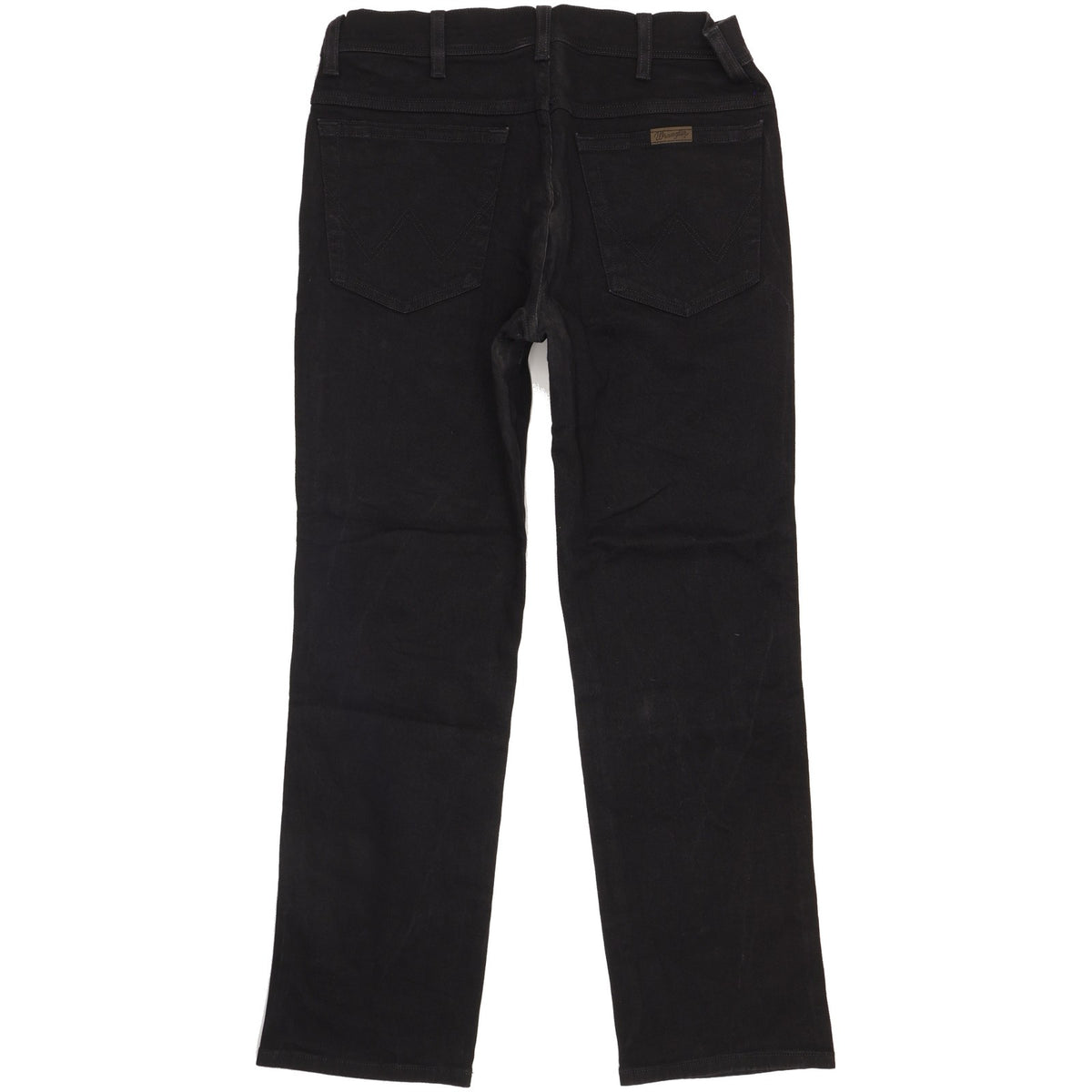 Wrangler Men Black Straight Regular Stretch Jeans W33 L30