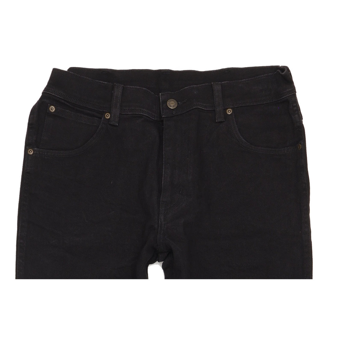 Wrangler Men Black Straight Regular Stretch Jeans W33 L30