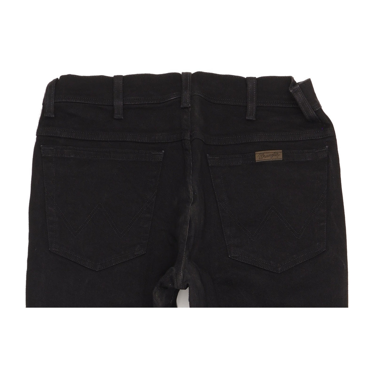 Wrangler Men Black Straight Regular Stretch Jeans W33 L30
