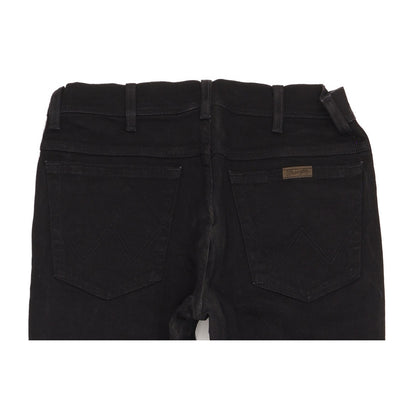 Wrangler Men Black Straight Regular Stretch Jeans W33 L30