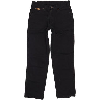 Wrangler Mississipi Men Black Straight Regular Jeans W34 L31