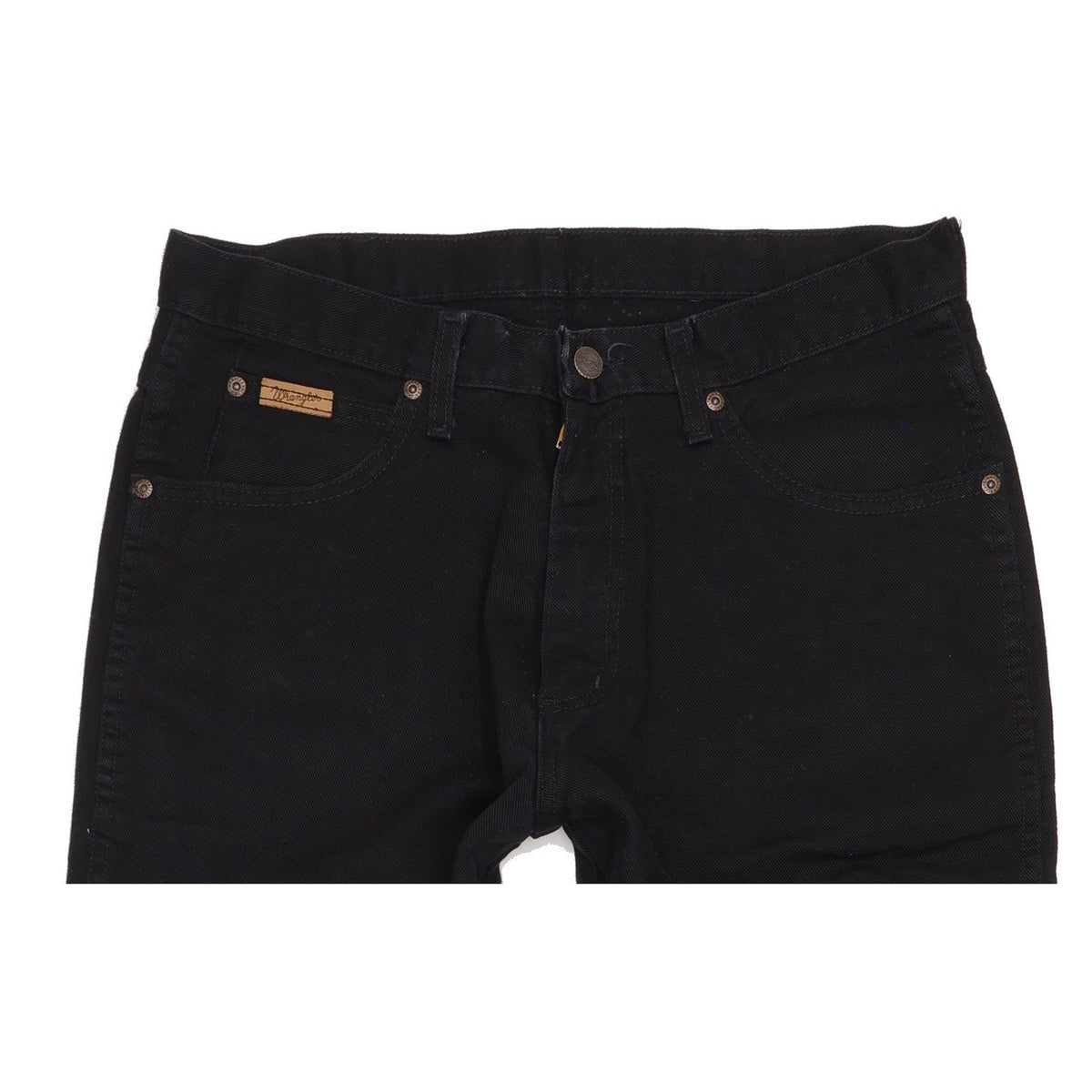 Wrangler Mississipi Men Black Straight Regular Jeans W34 L31