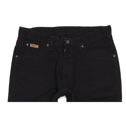 Wrangler Mississipi Men Black Straight Regular Jeans W34 L31