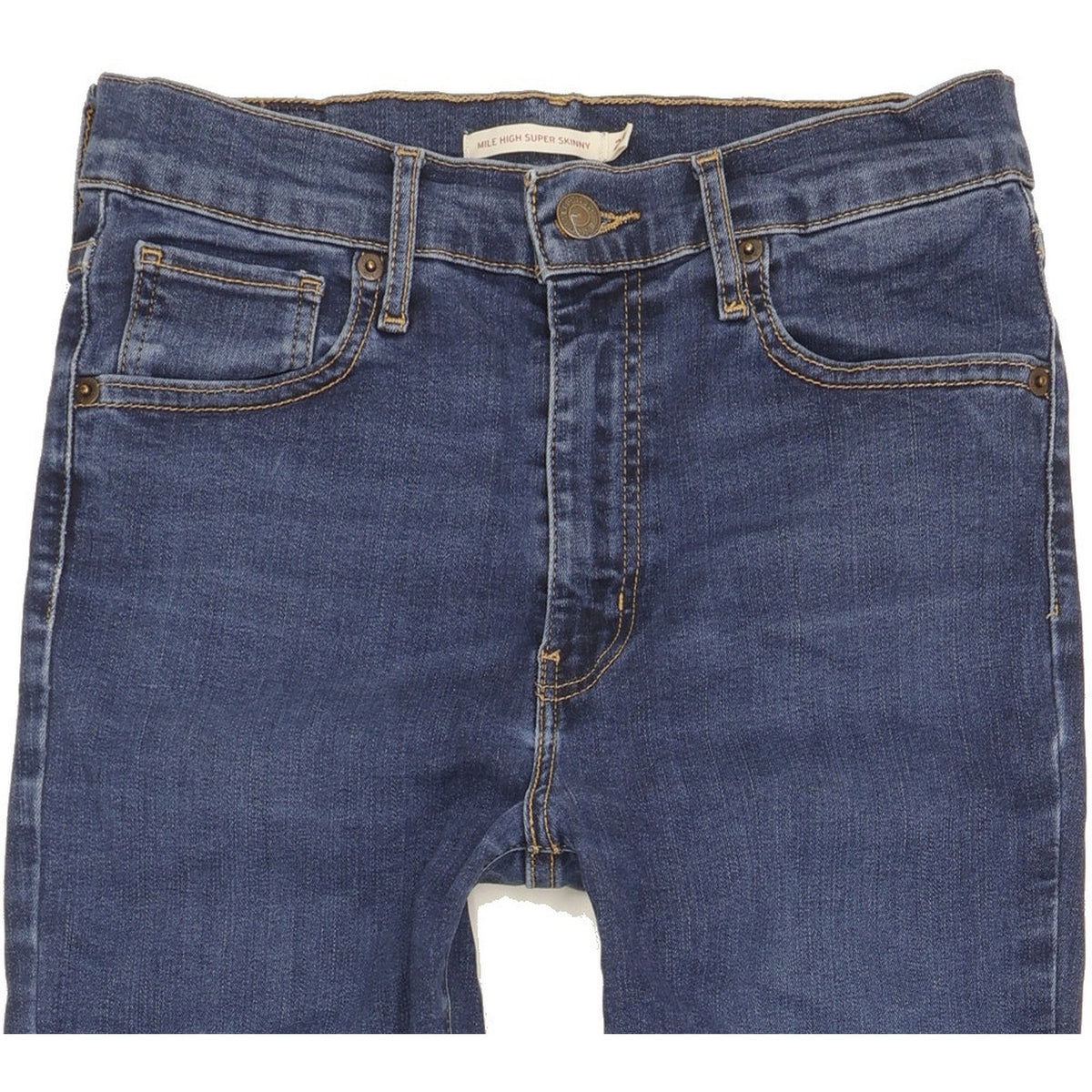 Levi's Mile Women Blue Skinny Slim Stretch Jeans W28 L33