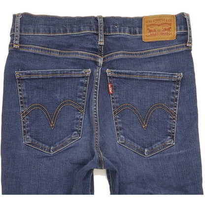 Levi's Mile Women Blue Skinny Slim Stretch Jeans W28 L33
