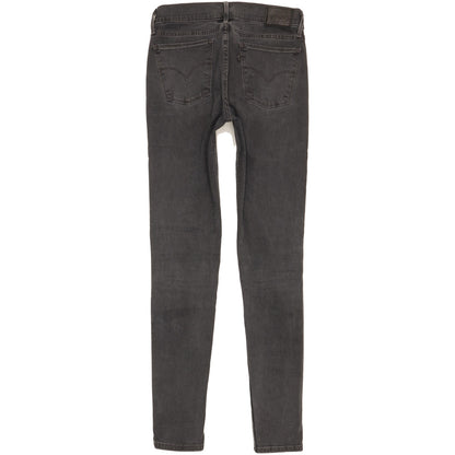 Levi's 710 Super Women Grey Skinny Slim Stretch Jeans W29 L31