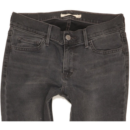 Levi's 710 Super Women Grey Skinny Slim Stretch Jeans W29 L31