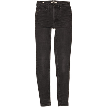 Levi's Mile Women Black Skinny Slim Stretch Jeans W28 L33