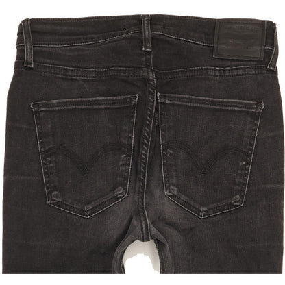 Levi's Mile Women Black Skinny Slim Stretch Jeans W28 L33