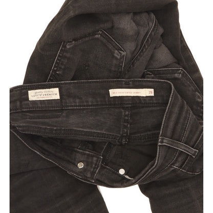 Levi's Mile Women Black Skinny Slim Stretch Jeans W28 L33