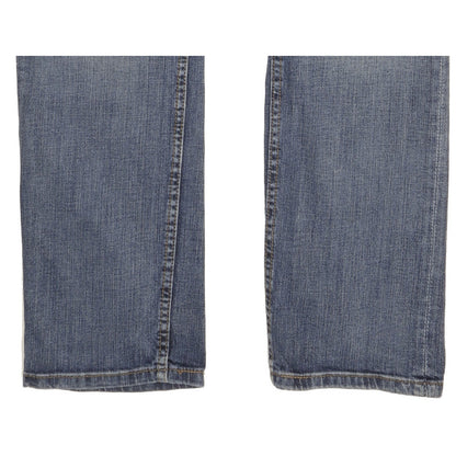 Levi's 513 Men Blue Straight Slim Stretch Jeans W32 L34