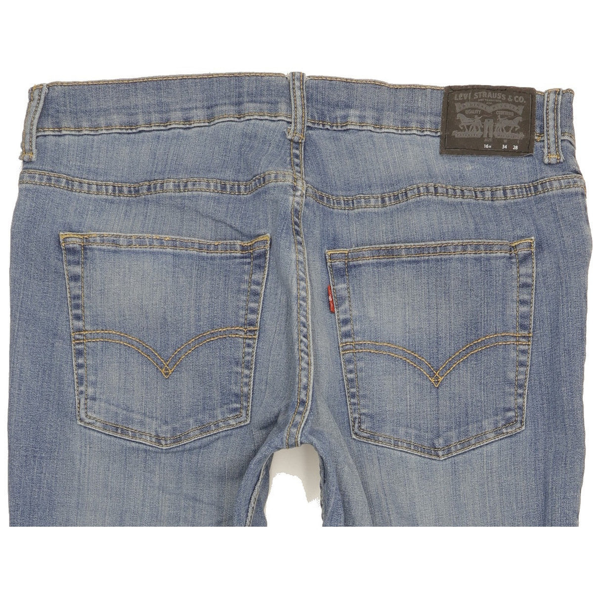 Levi's 511 Men Blue Straight Slim Stretch Jeans W34 L28