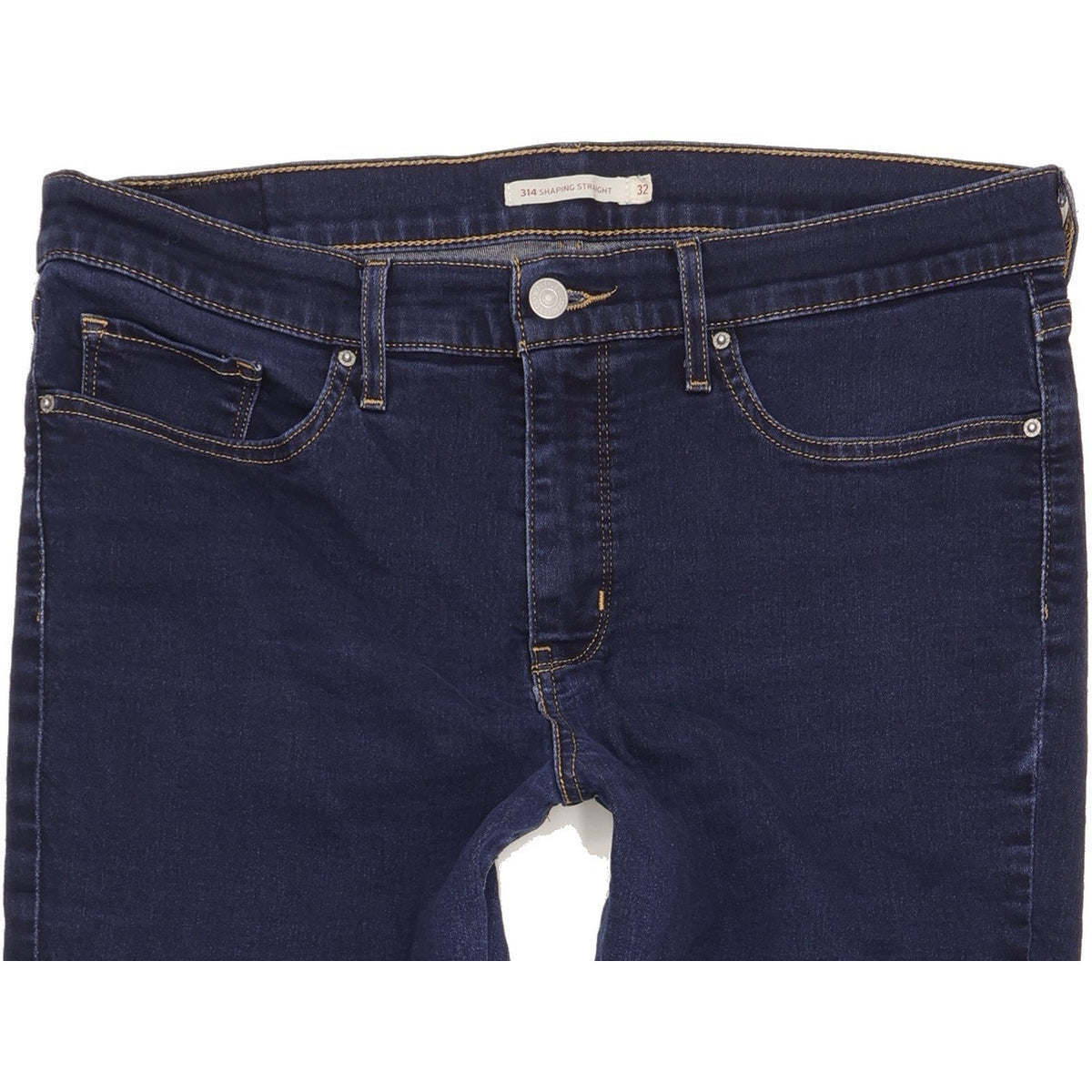 Levi's 314 Shaping Women Blue Straight Slim Stretch Jeans W32 L29