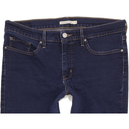 Levi's 314 Shaping Women Blue Straight Slim Stretch Jeans W32 L29