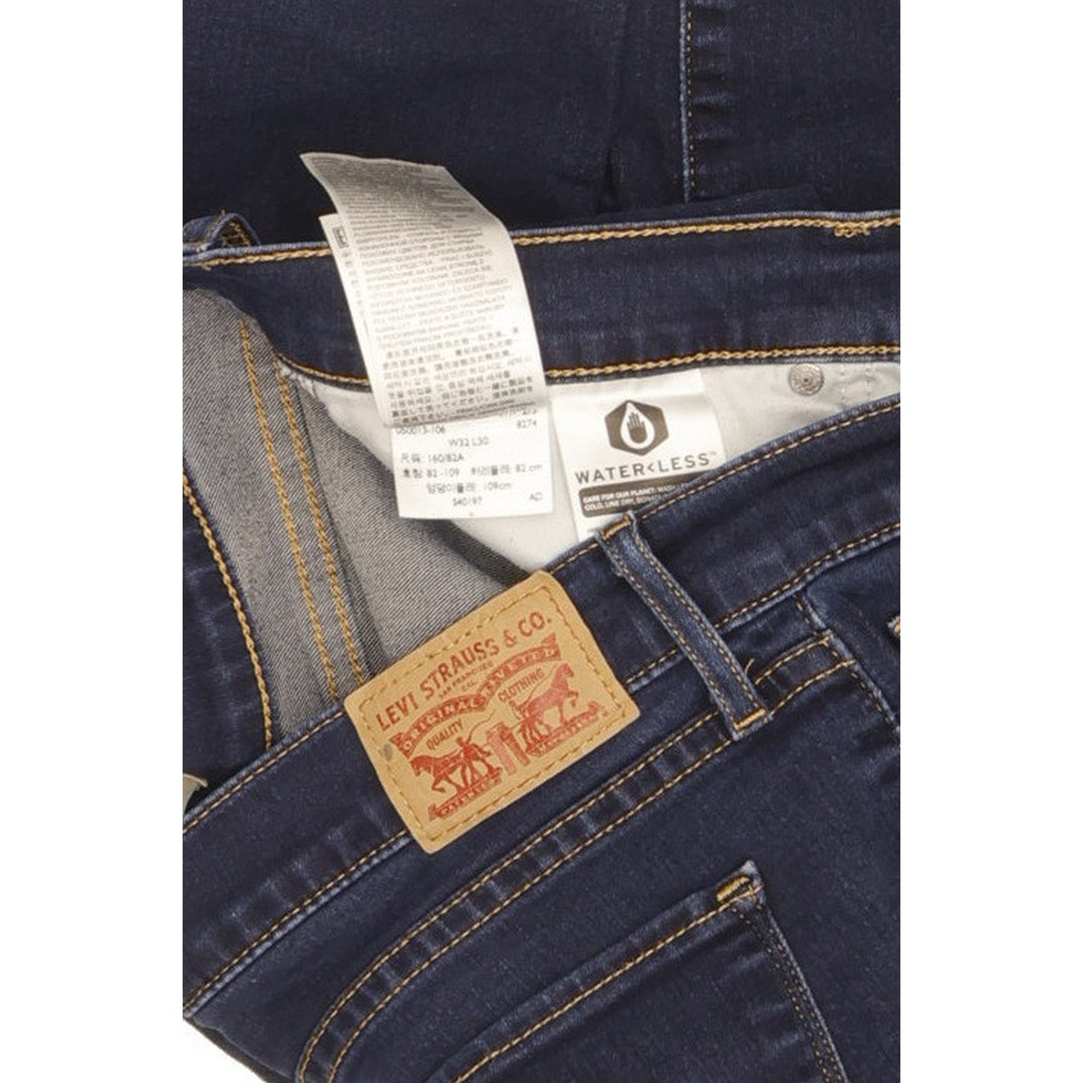 Levi's 314 Shaping Women Blue Straight Slim Stretch Jeans W32 L29