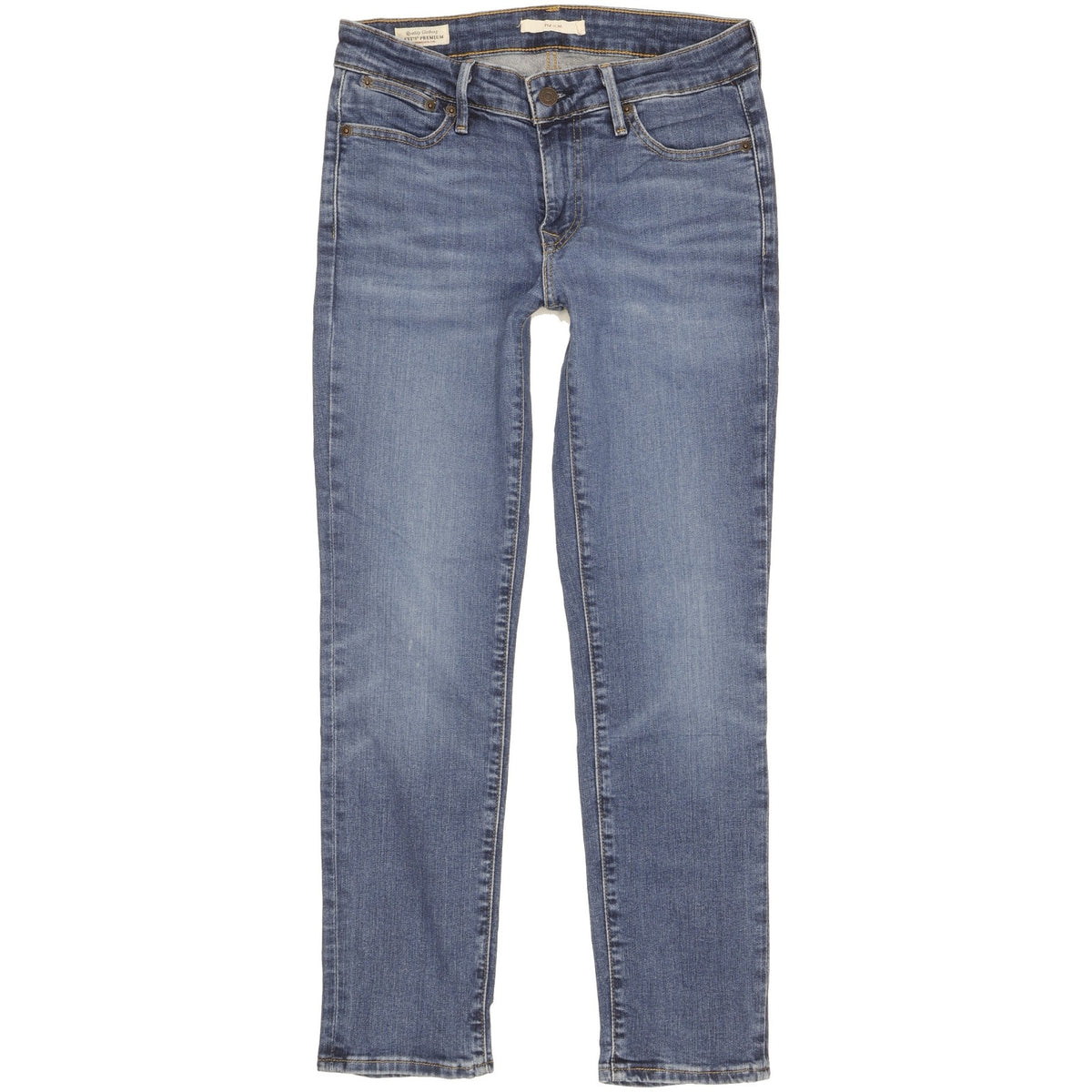 Levi's 712 Women Blue Straight Slim Stretch Jeans W26 L27
