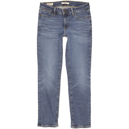 Levi's 712 Women Blue Straight Slim Stretch Jeans W26 L27