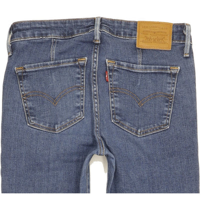 Levi's 712 Women Blue Straight Slim Stretch Jeans W26 L27