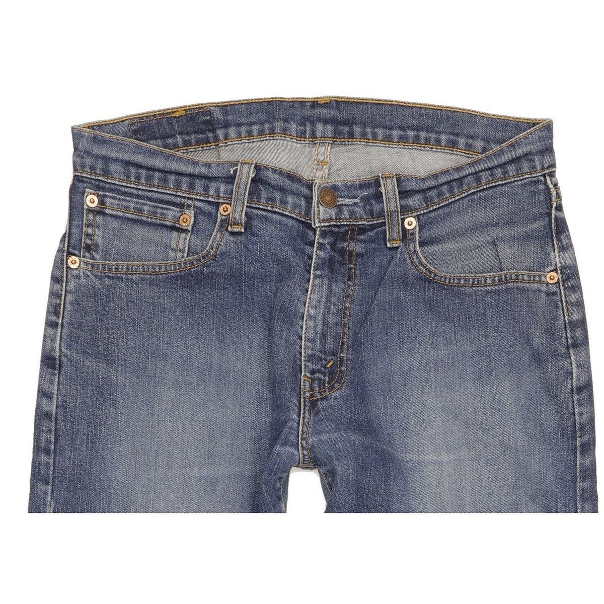 Levi's 751 Men Blue Straight Regular Stretch Jeans W32 L29