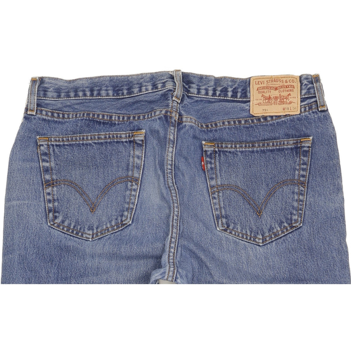 Levi's 751 Men Blue Straight Regular Jeans W38 L34