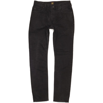 Lee Rider Men Black Skinny Slim Stretch Jeans W31 L32
