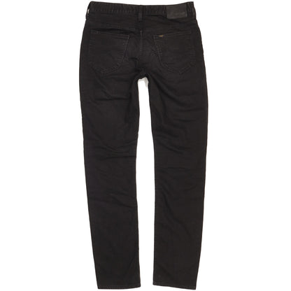 Lee Rider Men Black Skinny Slim Stretch Jeans W31 L32