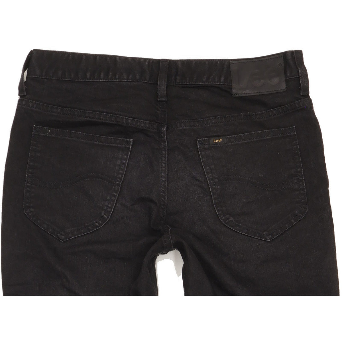 Lee Rider Men Black Skinny Slim Stretch Jeans W31 L32