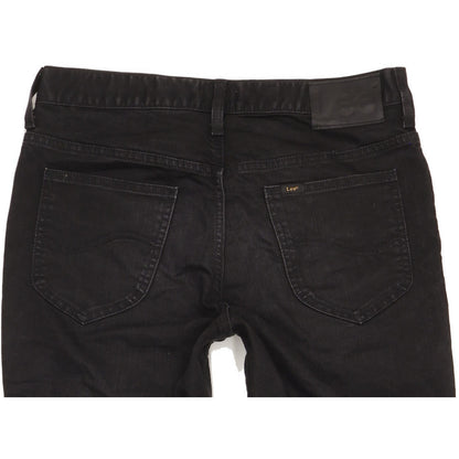 Lee Rider Men Black Skinny Slim Stretch Jeans W31 L32